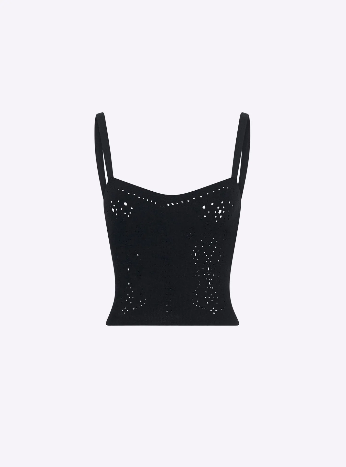 brassière maille broderie anglaise