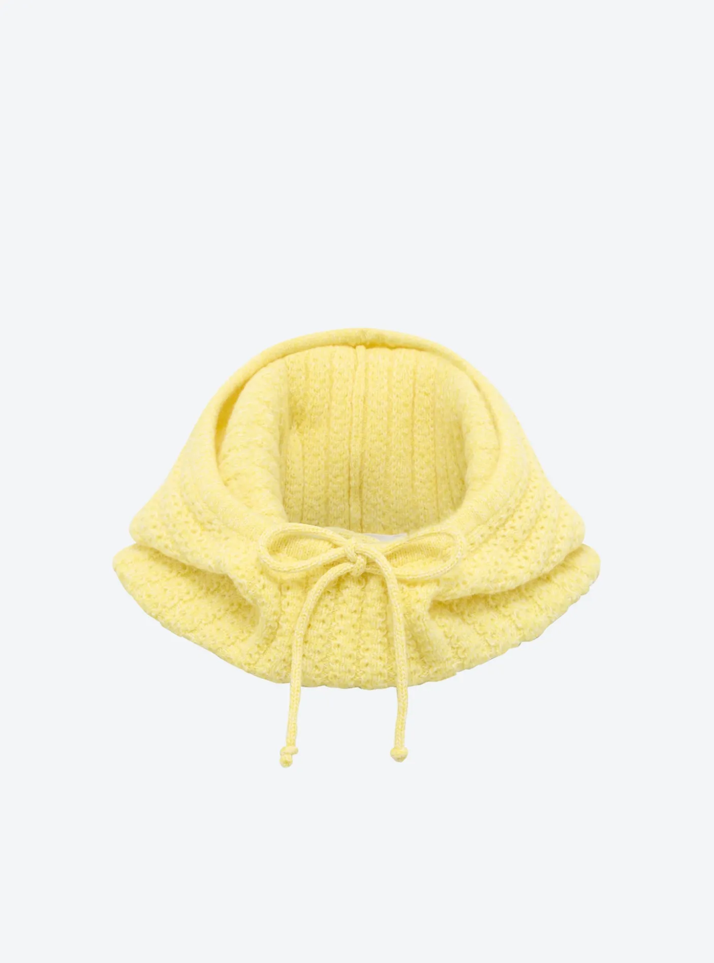 cagoule en maille torsadée