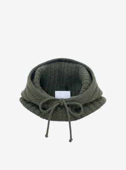 cagoule en maille torsadée