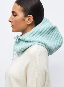 cagoule en maille torsadée