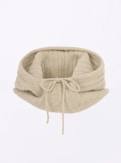 cagoule en maille torsadée
