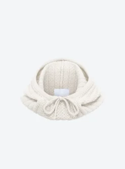 cagoule en maille torsadée