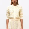 cardigan maille herbier