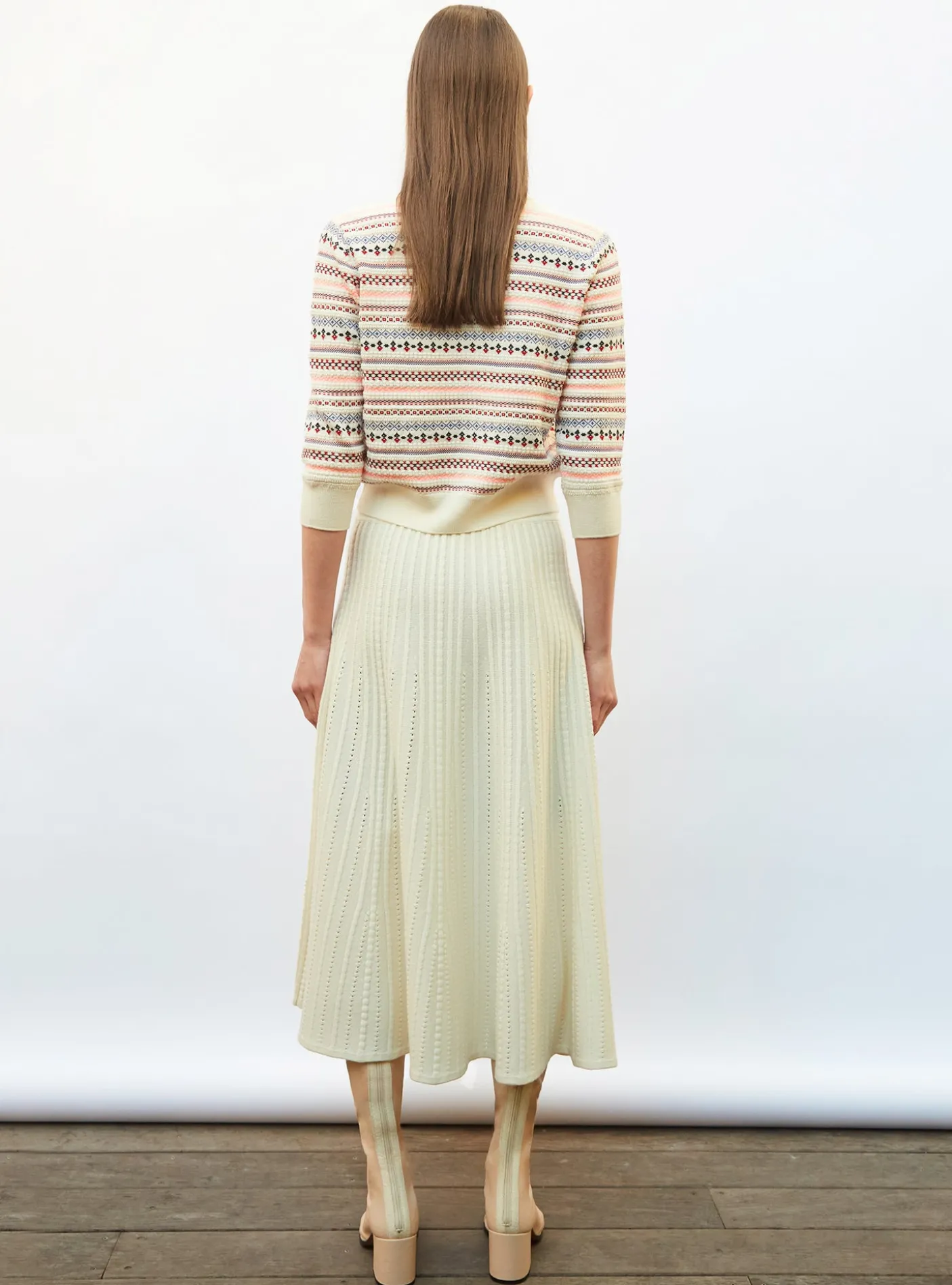 cardigan maille jacquard fair isle