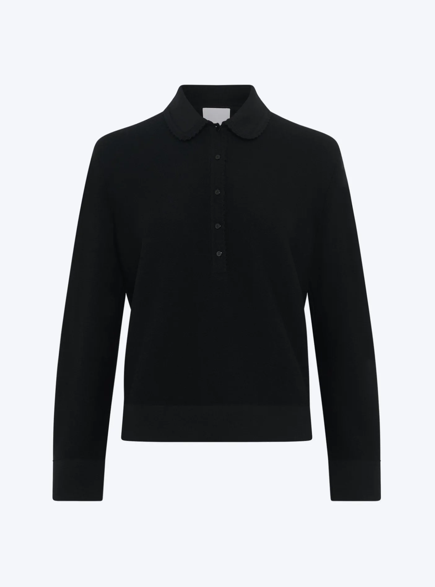 chemise maille col croquet