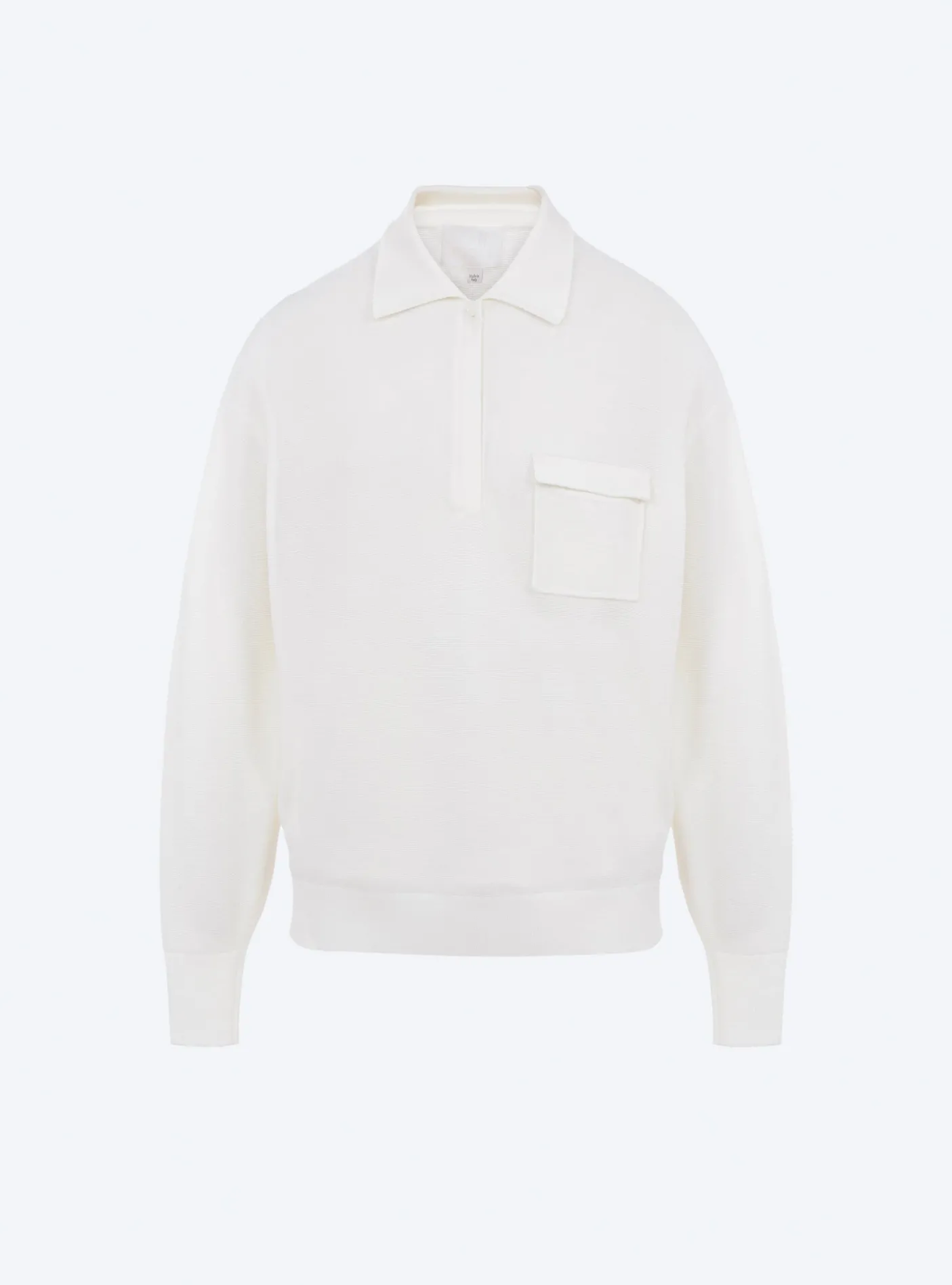 chemise maille col gansé