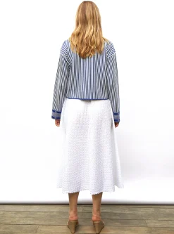 chemise maille fines rayures