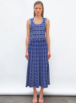 débardeur maille mini fleurs