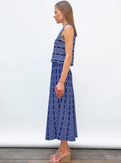débardeur maille mini fleurs