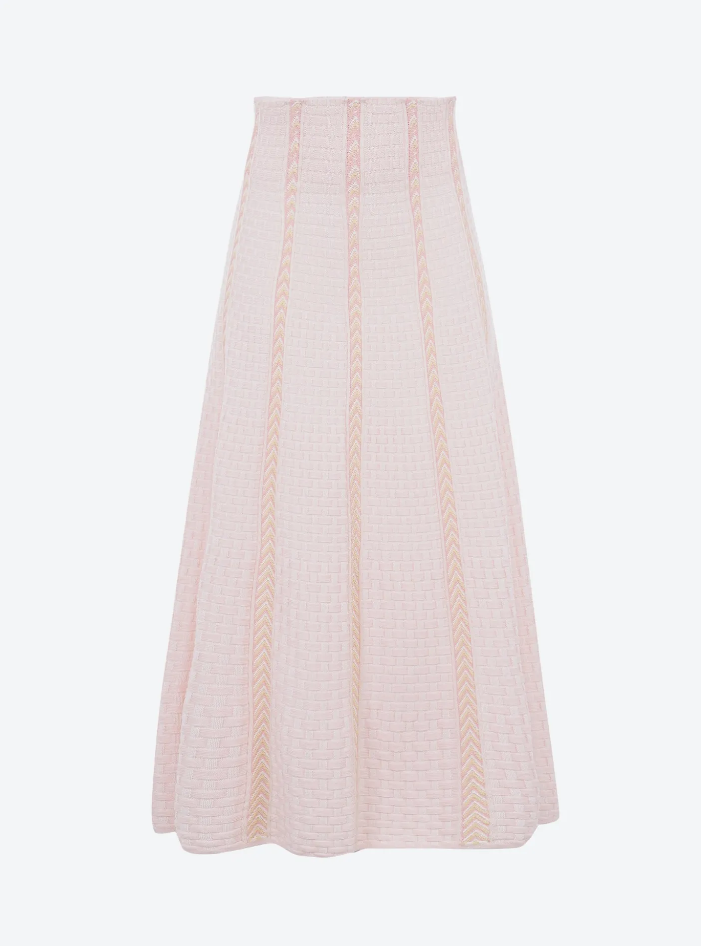 jupe en maille panier tressé