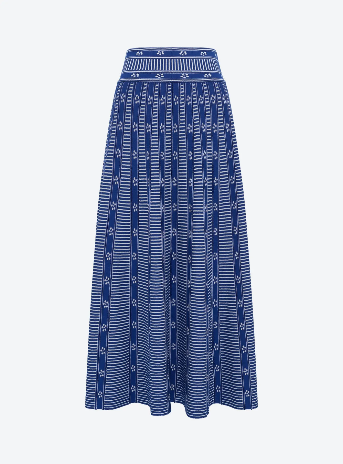 jupe jacquard mini fleurs
