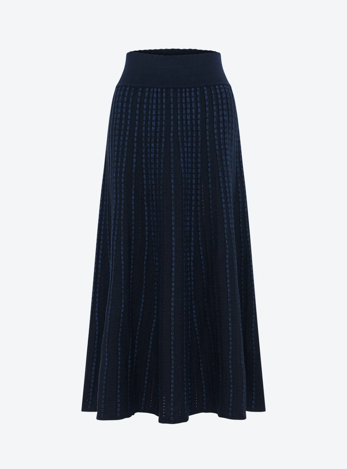 jupe longue maille bijou