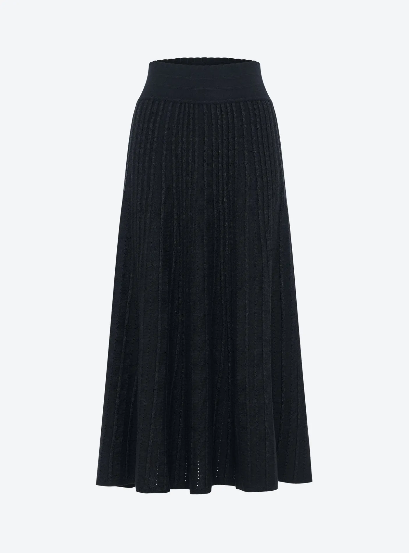 jupe longue maille bijou