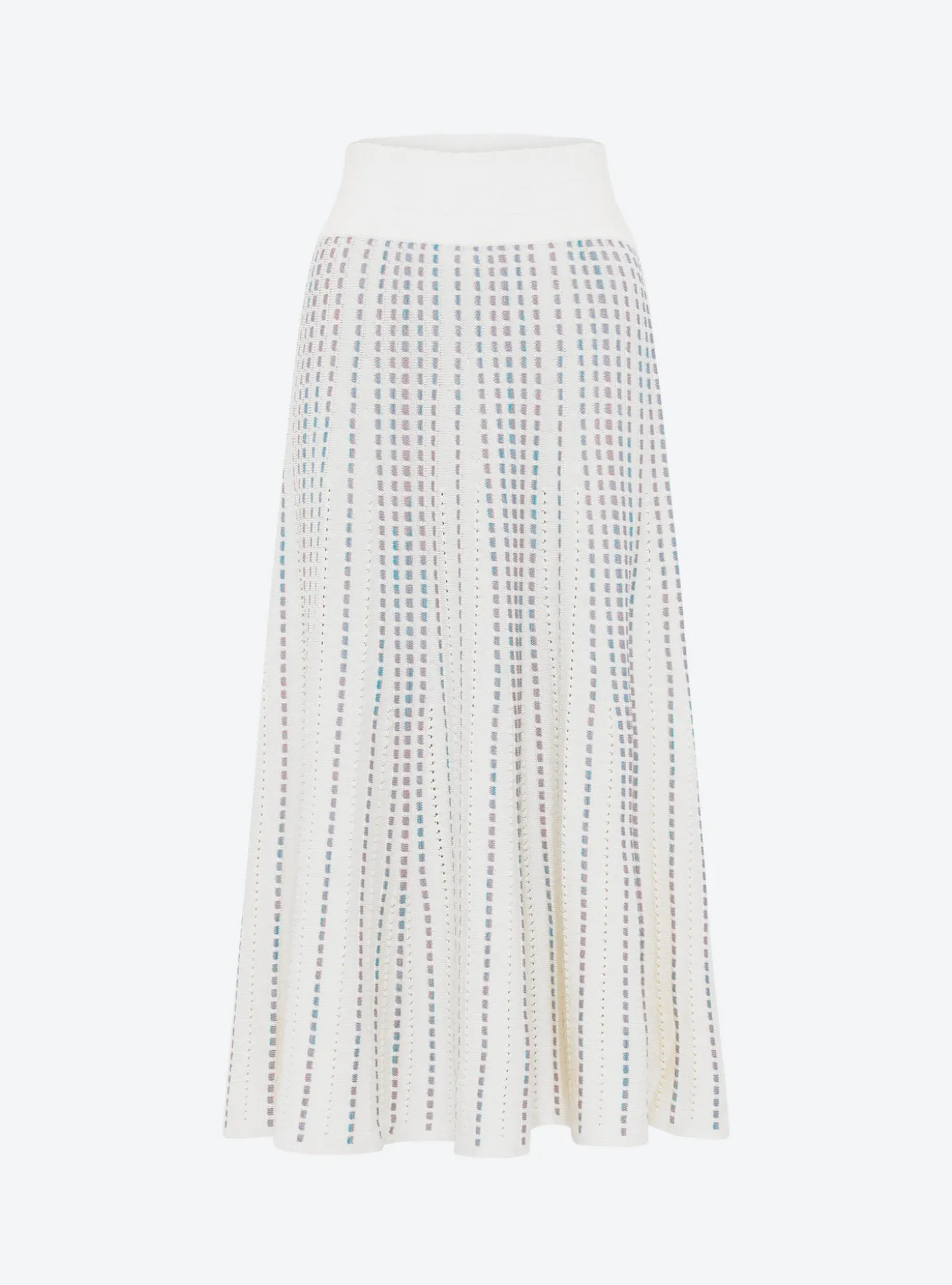 jupe longue maille bijou