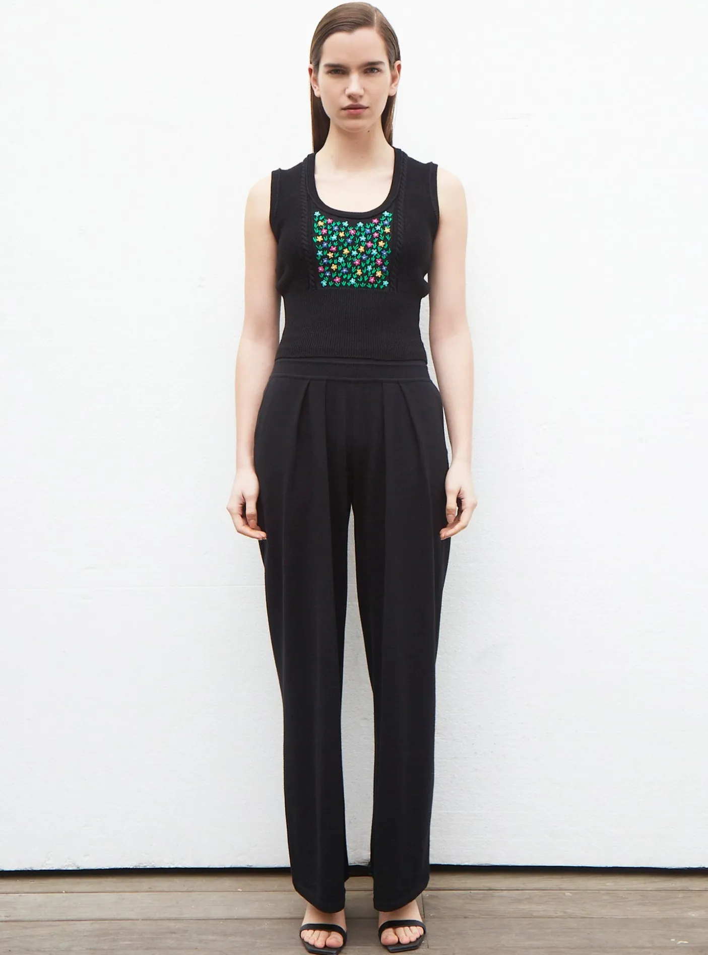 pantalon fluide maille d'été
