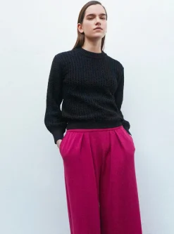 pantalon fluide maille d'été