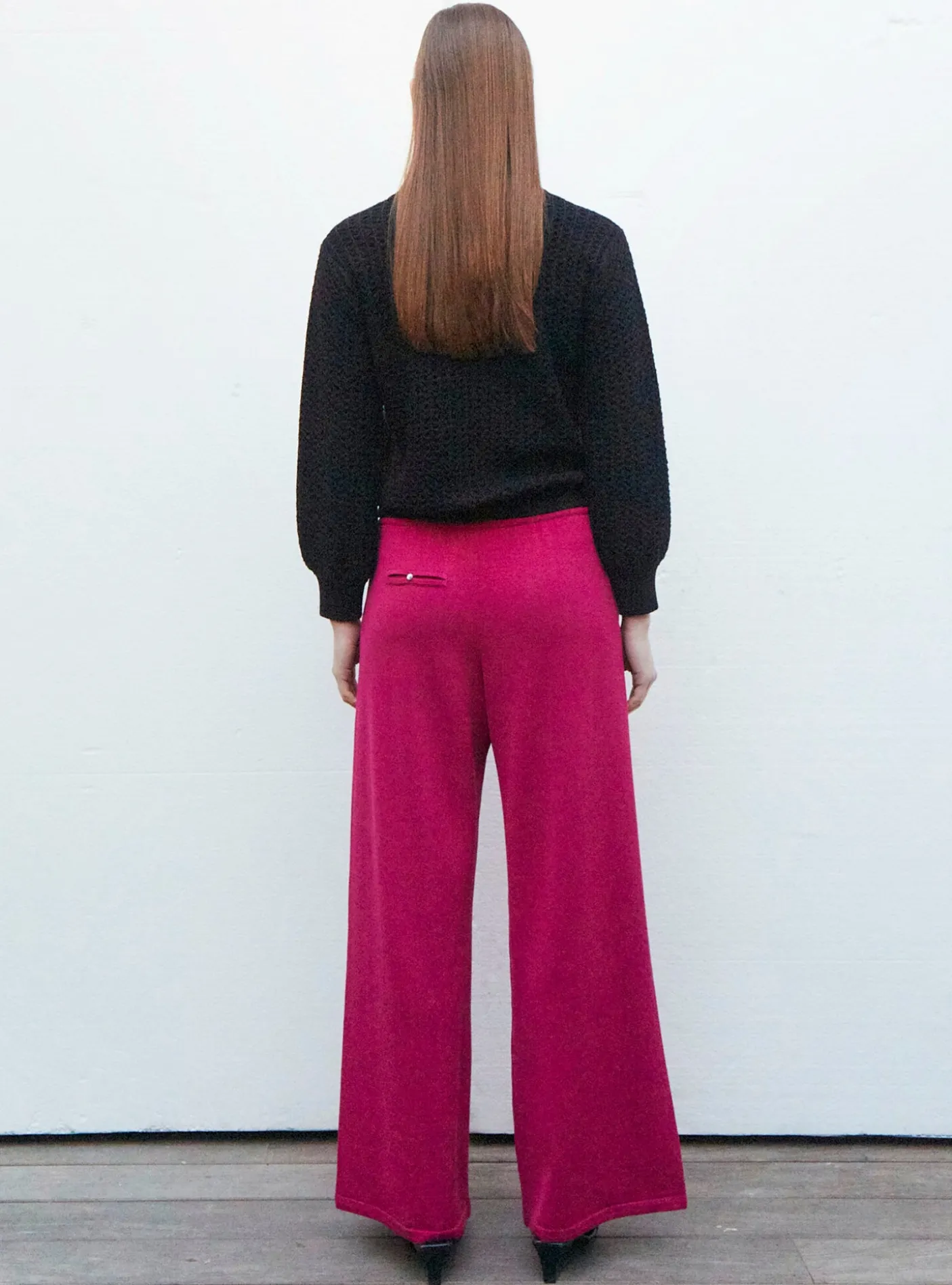 pantalon fluide maille d'été