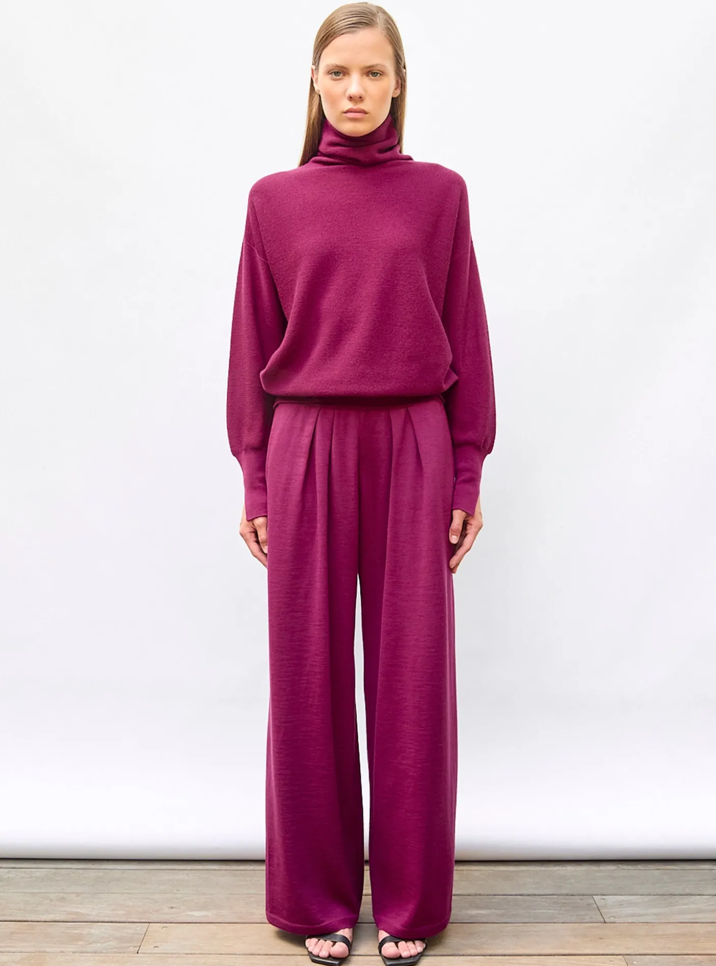 pantalon fluide maille fine jersey