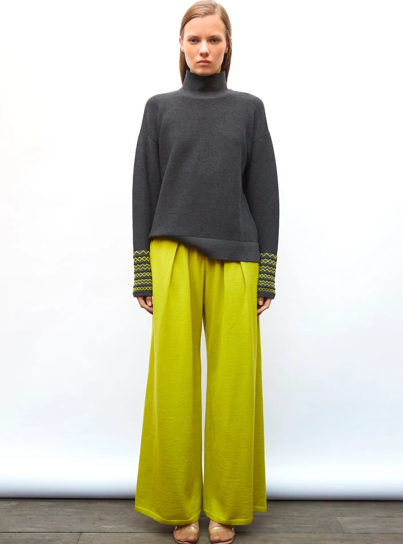 pantalon fluide maille fine jersey