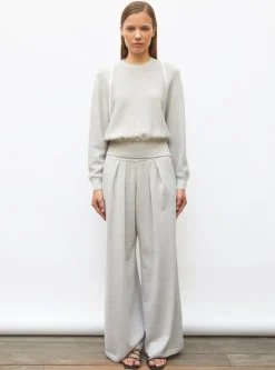 pantalon fluide maille fine jersey