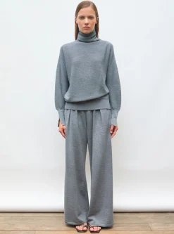 pantalon fluide maille fine jersey