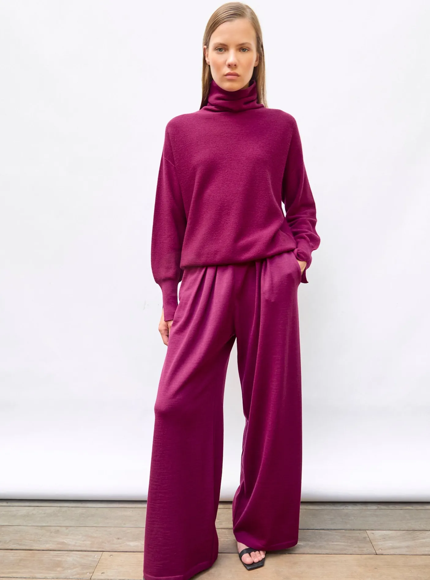pantalon fluide maille fine jersey