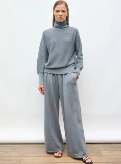 pantalon fluide maille fine jersey