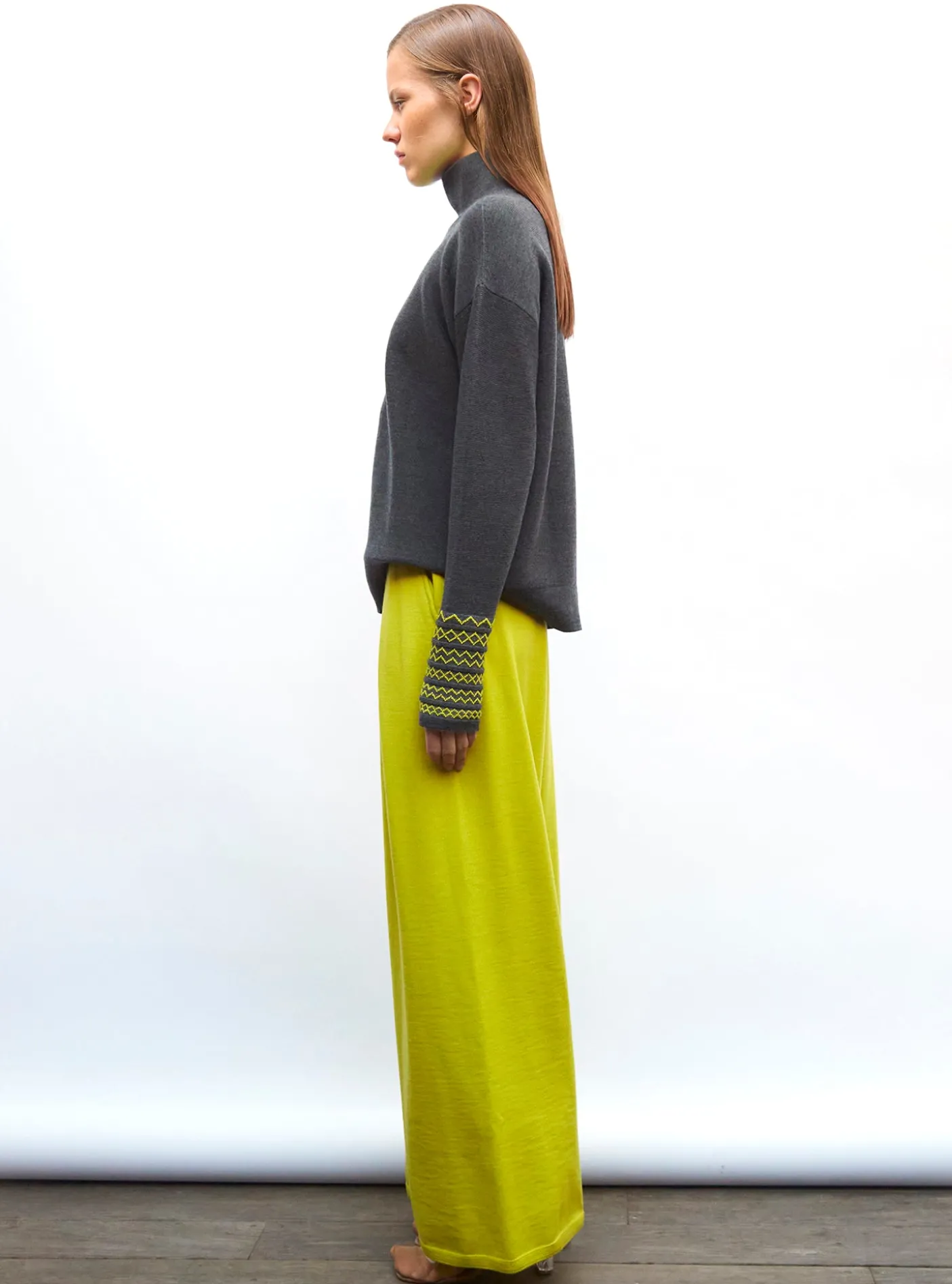 pantalon fluide maille fine jersey