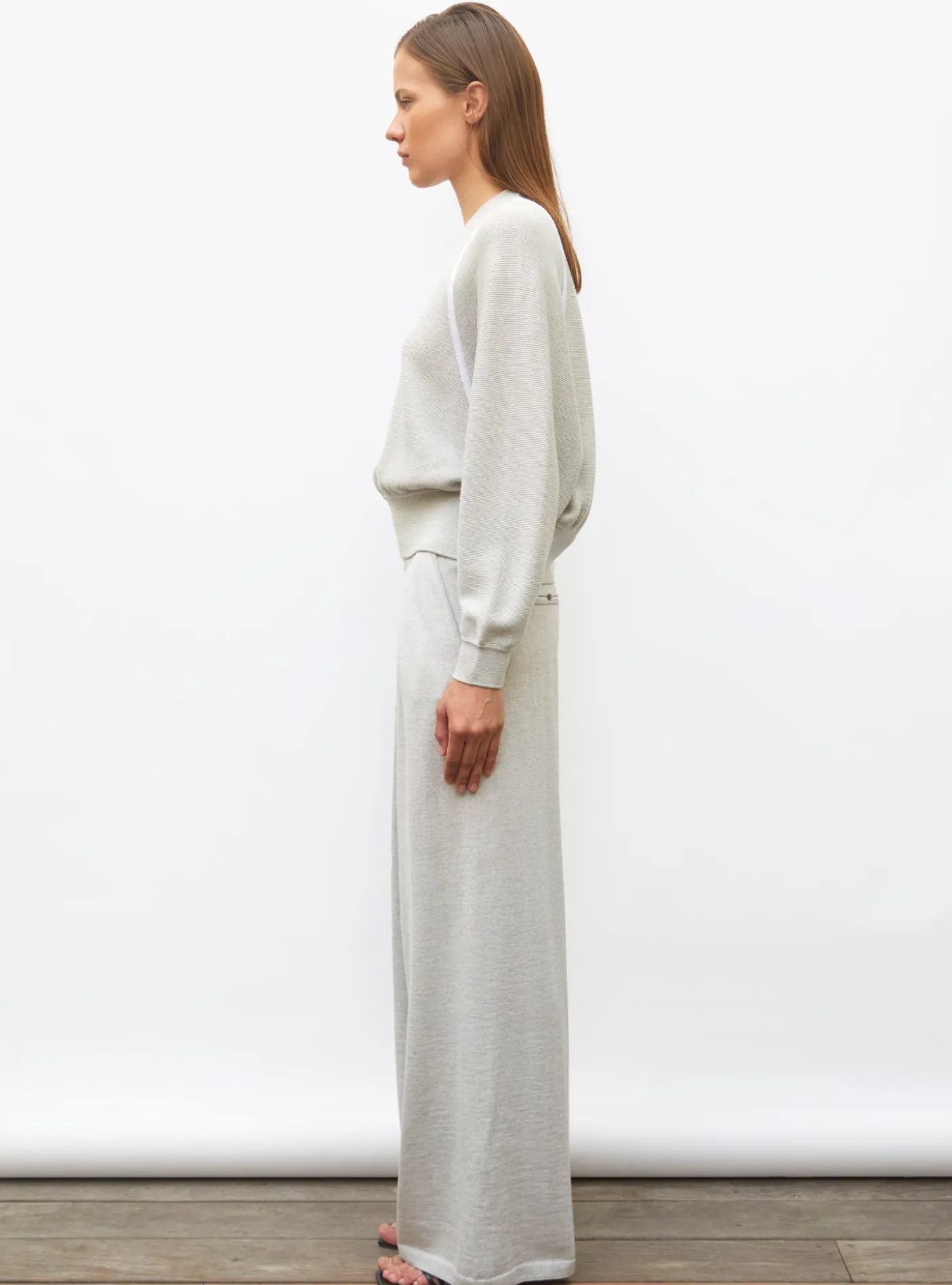 pantalon fluide maille fine jersey