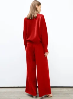 pantalon fluide maille fine jersey