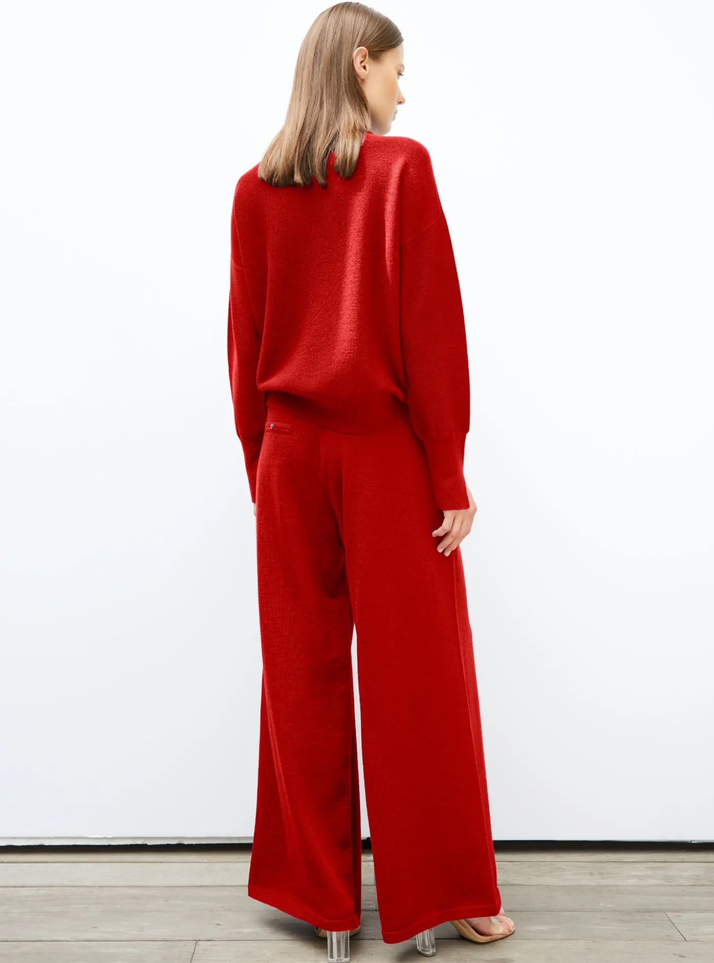 pantalon fluide maille fine jersey