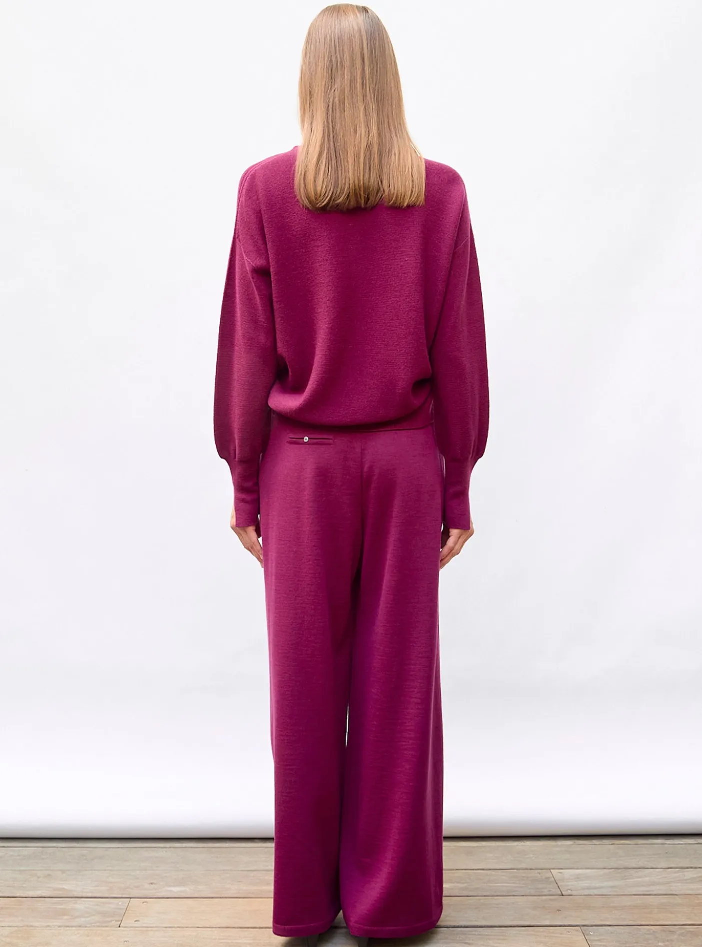 pantalon fluide maille fine jersey