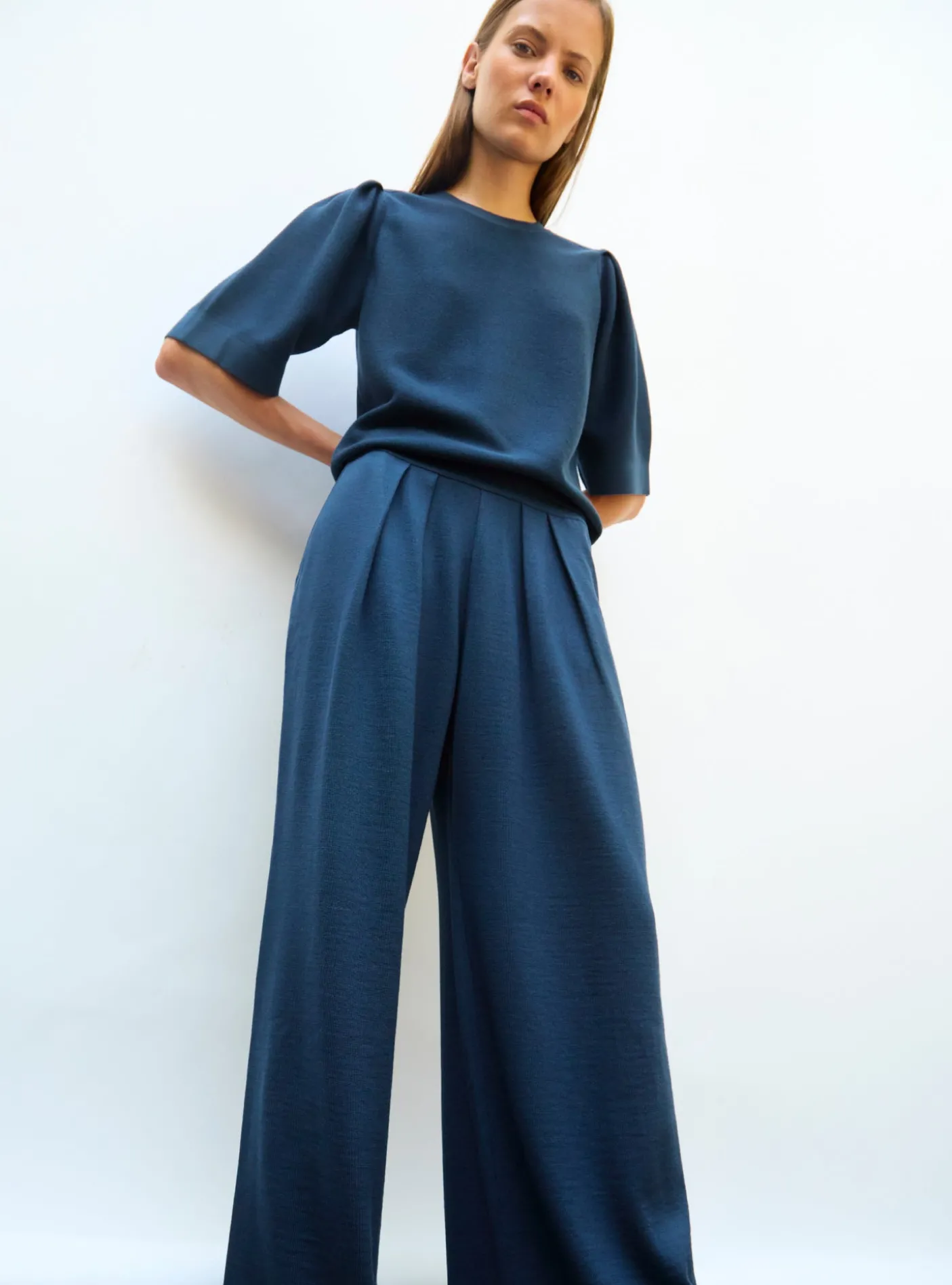 pantalon fluide maille fine jersey