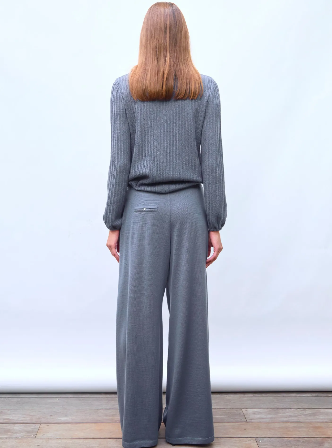 pantalon fluide maille fine jersey