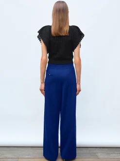 pantalon fluide maille légère