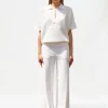 pantalon taille haute maille jersey
