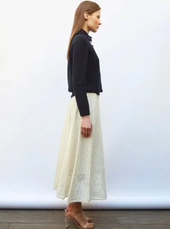 polo couture en maille damier