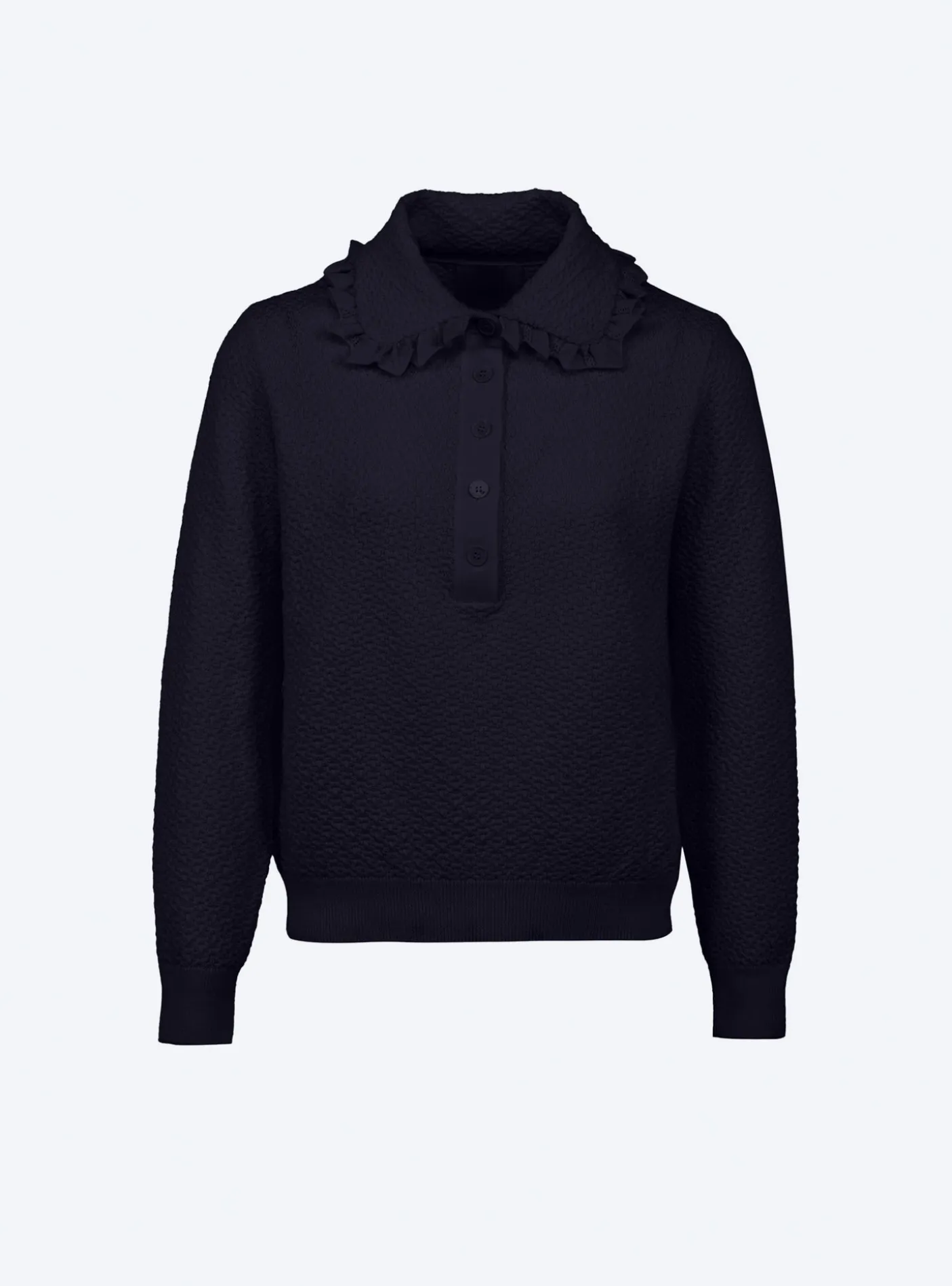 polo couture en maille damier