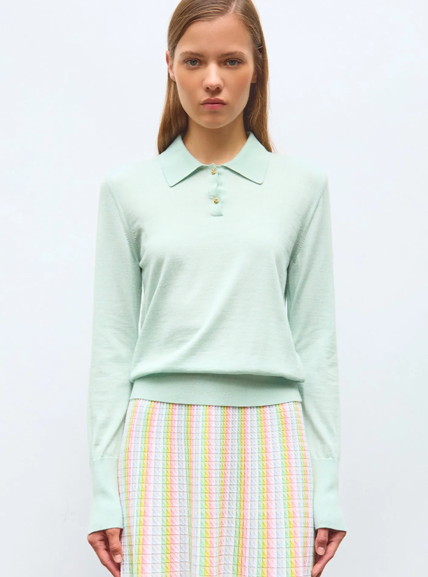 polo fin en jersey soyeux