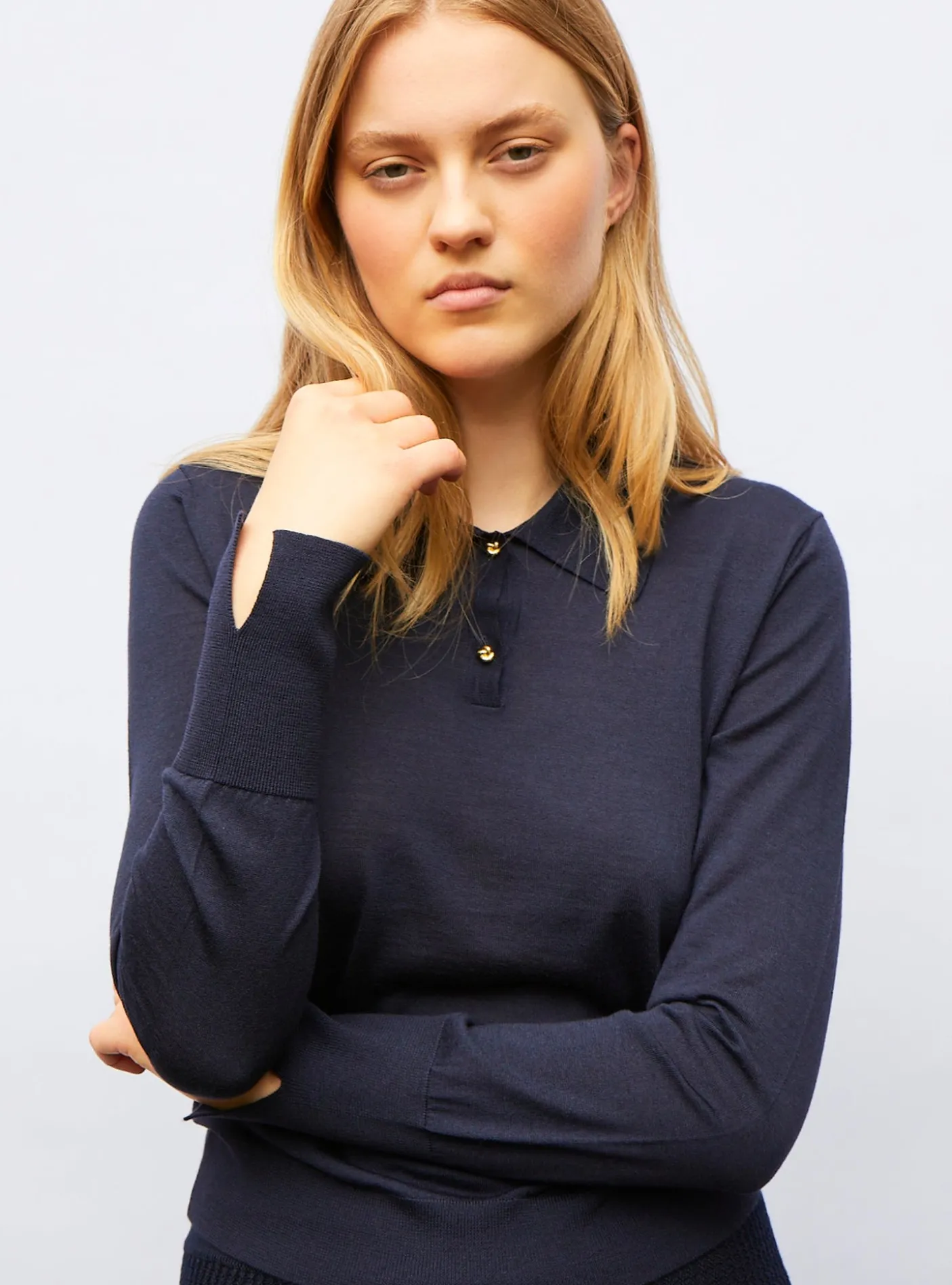 polo fin en jersey soyeux