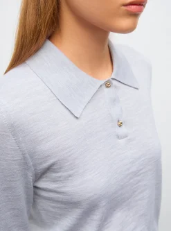 polo fin en jersey soyeux