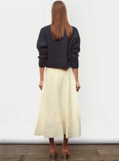 pull court en maille ondulée