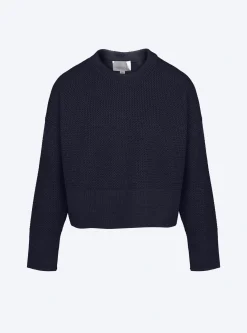 pull court en maille ondulée