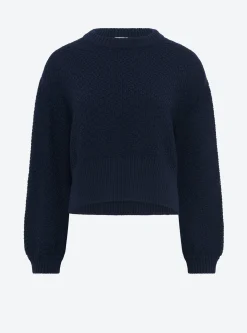 pull court maille damier