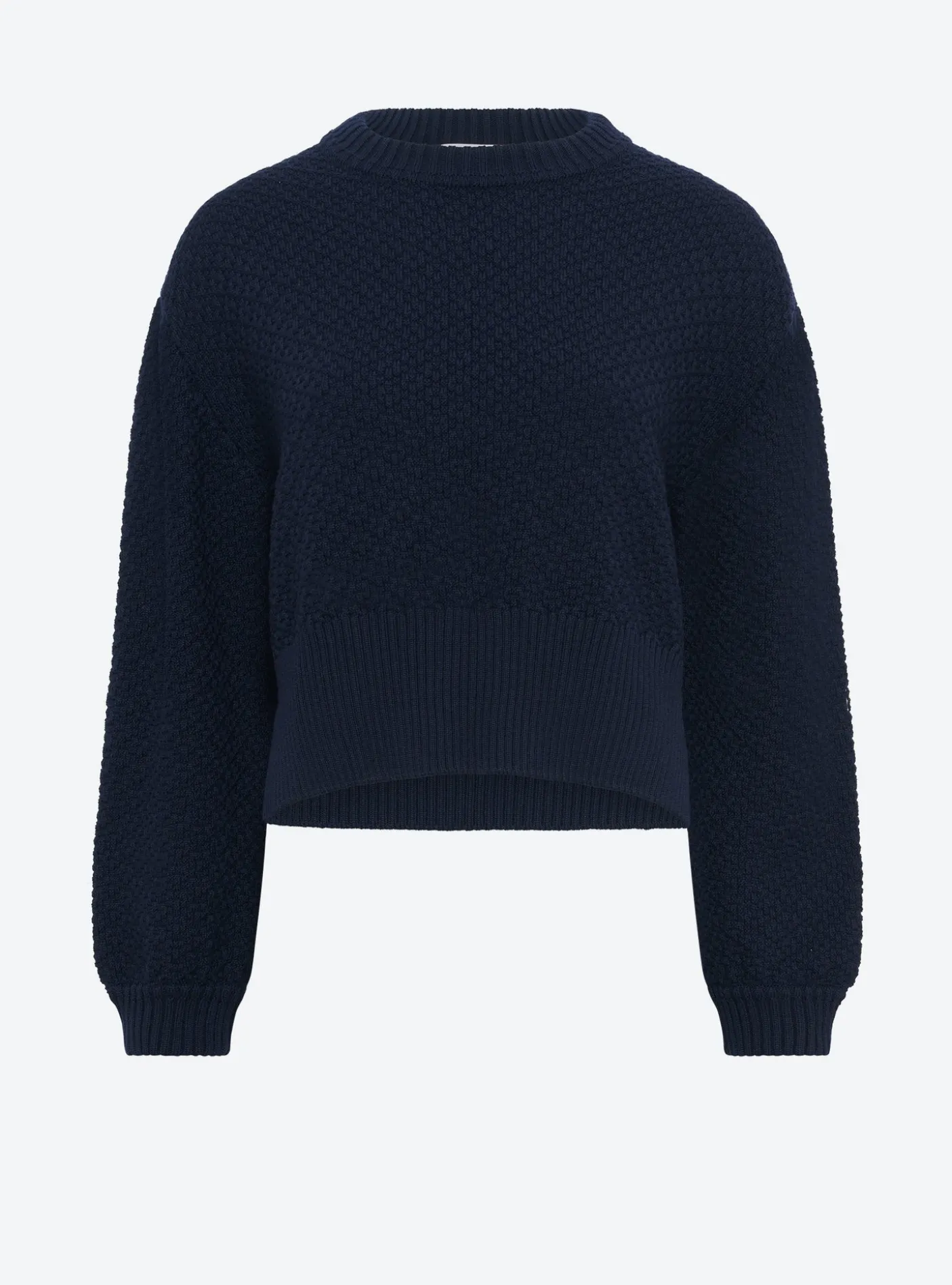 pull court maille damier