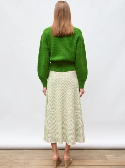 pull fin maille gaufrée
