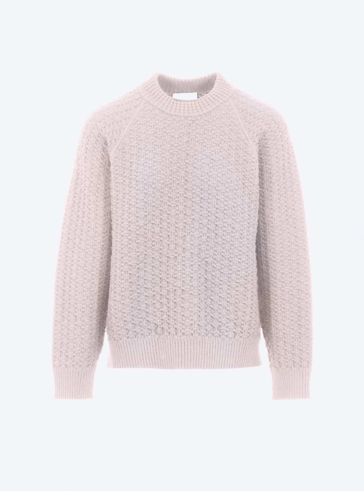 pull loose maille entrelacée