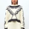 pull maille jacquard