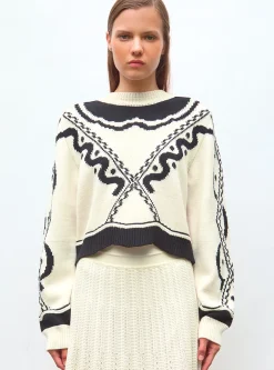 pull maille jacquard