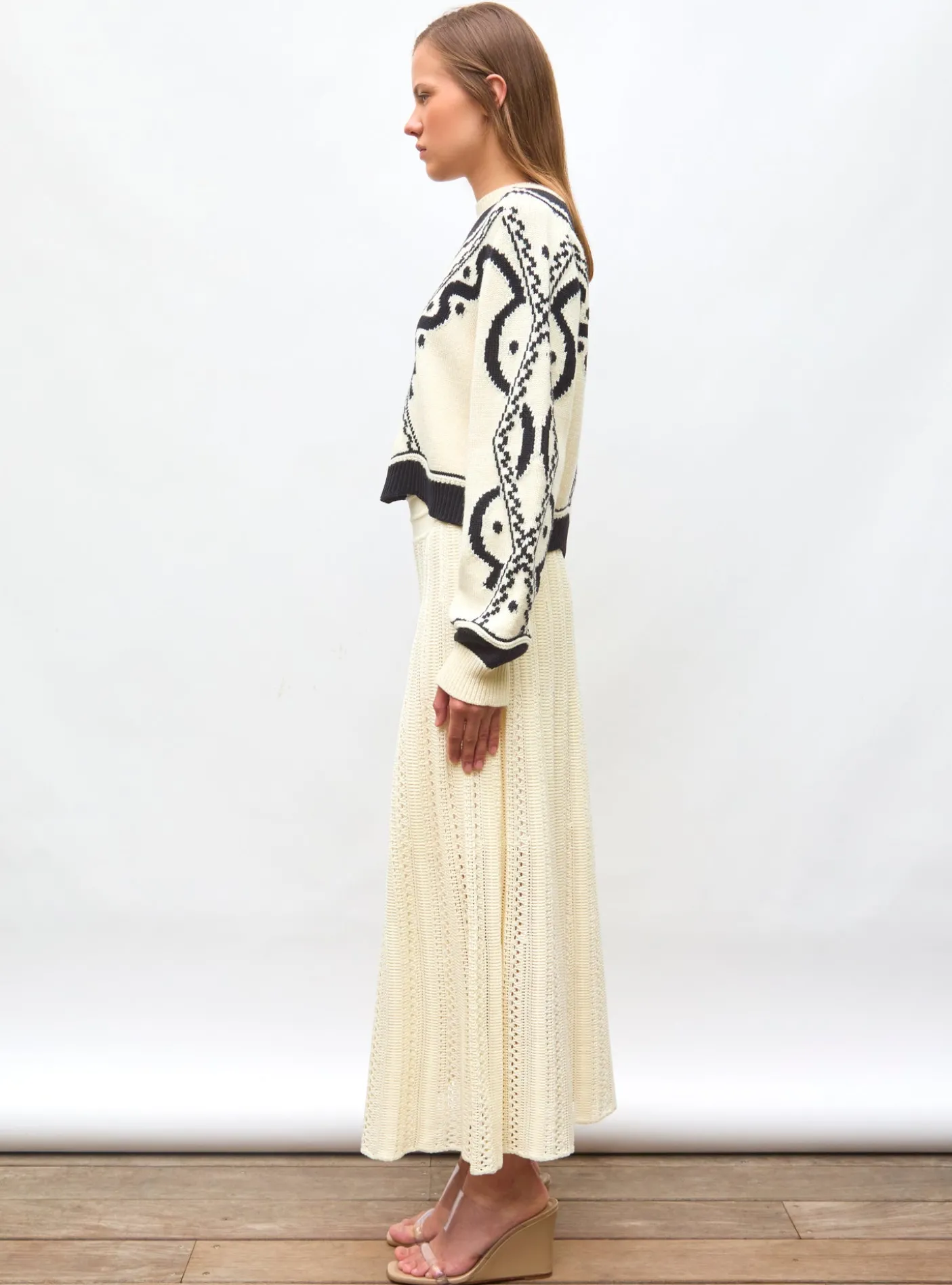 pull maille jacquard